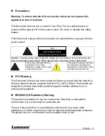 Preview for 6 page of Lumens DC145 User Manual