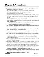 Preview for 5 page of Lumens dc153 User Manual