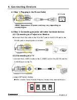 Предварительный просмотр 5 страницы Lumens DC158 Quick Start Manual