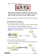 Предварительный просмотр 6 страницы Lumens DC158 Quick Start Manual