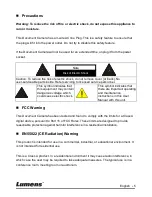 Предварительный просмотр 6 страницы Lumens DC170 User Manual