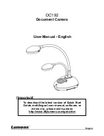 Lumens DC192 User Manual preview