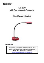 Lumens DC200 User Manual preview