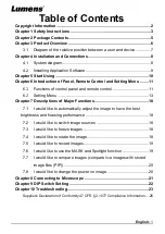 Preview for 2 page of Lumens DC200 User Manual