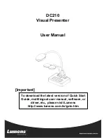 Preview for 1 page of Lumens DC210 User Manual