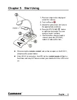 Предварительный просмотр 17 страницы Lumens DC211 User Manual