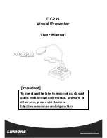 Preview for 1 page of Lumens DC235 User Manual