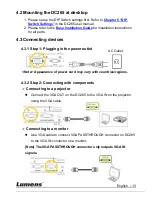 Preview for 14 page of Lumens DC265 User Manual