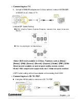 Preview for 15 page of Lumens DC265 User Manual