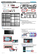 Lumens LC100 Installation Manual предпросмотр