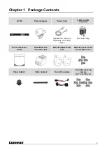 Предварительный просмотр 3 страницы Lumens LC100 User Manual