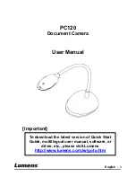 Lumens PC120 User Manual preview