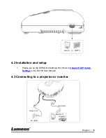 Предварительный просмотр 11 страницы Lumens PC170 User Manual