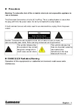 Preview for 6 page of Lumens PC193 User Manual