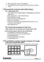 Preview for 33 page of Lumens PC193 User Manual