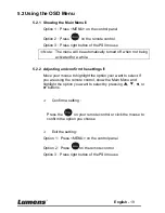 Предварительный просмотр 20 страницы Lumens PS600 User Manual