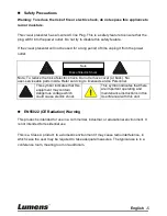 Preview for 6 page of Lumens PS650 User Manual