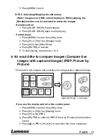 Preview for 29 page of Lumens PS660 User Manual