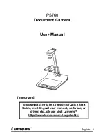 Предварительный просмотр 1 страницы Lumens PS760 User Manual