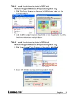 Предварительный просмотр 38 страницы Lumens PS760 User Manual