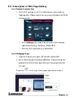 Preview for 28 page of Lumens TS20 TapShare User Manual