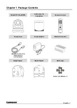 Preview for 3 page of Lumens VC-A51P User Manual