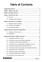 Preview for 2 page of Lumens VC-A51S Installation Manual