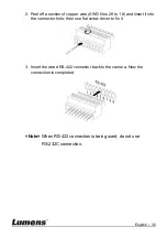 Preview for 35 page of Lumens VC-A51S Installation Manual