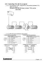 Предварительный просмотр 20 страницы Lumens VC-A52S Installation Manual