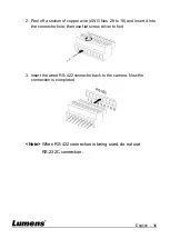 Предварительный просмотр 37 страницы Lumens VC-A52S Installation Manual