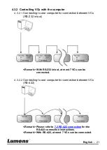 Preview for 22 page of Lumens VC-A60S Installation Manual