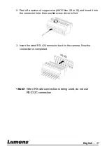 Preview for 38 page of Lumens VC-A60S Installation Manual