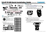 Preview for 1 page of Lumens VC-A71P-HN Quick Installation Manual