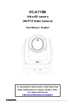 Lumens VC-A71SN User Manual preview