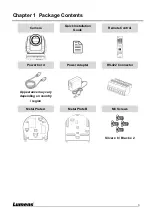 Preview for 3 page of Lumens VC-A71SN User Manual