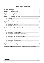 Preview for 2 page of Lumens VC-B11U User Manual