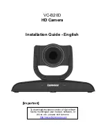 Lumens VC-B20D Installation Manual preview