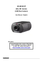 Lumens VC-BC301P User Manual preview