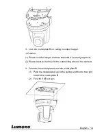 Preview for 15 page of Lumens VC-G50 Installation Manual