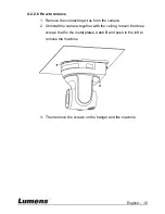 Предварительный просмотр 16 страницы Lumens VC-G50 Installation Manual