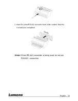 Preview for 34 page of Lumens VC-G50 Installation Manual