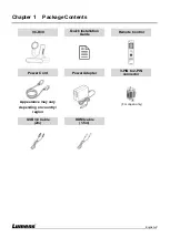 Preview for 3 page of Lumens VC-R30 User Manual