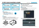 Lumens VC-TR1 Quick Installation Manual предпросмотр