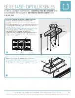 Предварительный просмотр 7 страницы LumenTruss 1450-OPTILUX Series Installation Manual