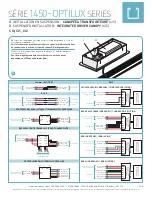 Предварительный просмотр 8 страницы LumenTruss 1450-OPTILUX Series Installation Manual