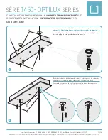 Предварительный просмотр 10 страницы LumenTruss 1450-OPTILUX Series Installation Manual