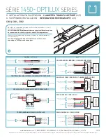 Предварительный просмотр 13 страницы LumenTruss 1450-OPTILUX Series Installation Manual