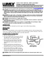 Предварительный просмотр 1 страницы Lumex 6450R-2 Assembly & Operation Instructions