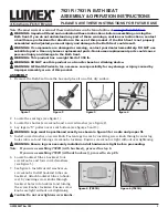 Lumex 7921R Assembly & Operation Instructions предпросмотр