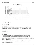 Preview for 2 page of Lumex ALTADYNE 753003 Operator'S Manual